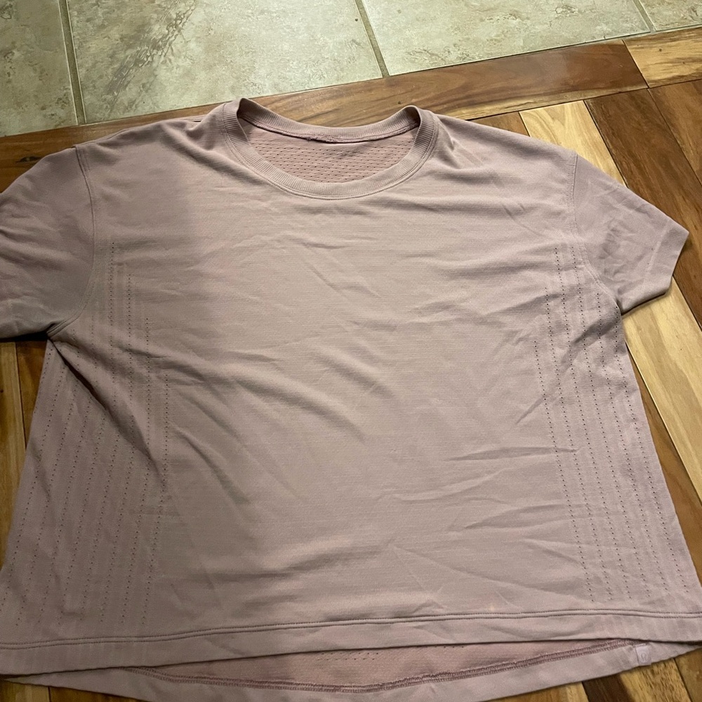 Blush Pink Short Sleeve Top